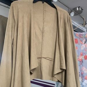 Zara blazer suede